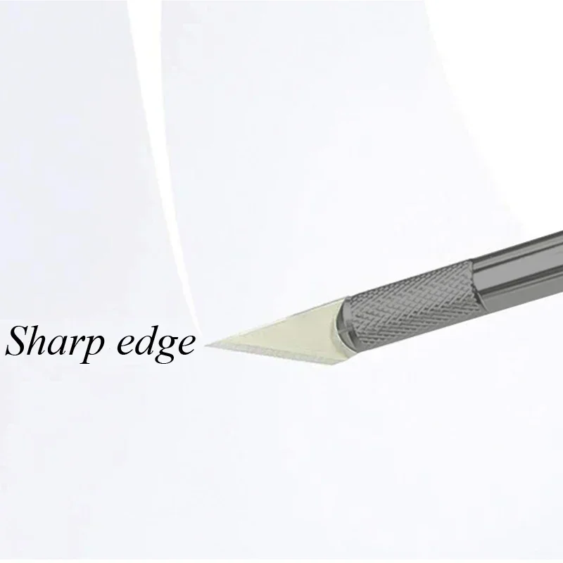 Carving Fruit Food Scalpel 100/50pcs Knife DIY Wood Craft Sculpture Cutting Tool Metal Engraving Blades Knifes Wood Carving Disc