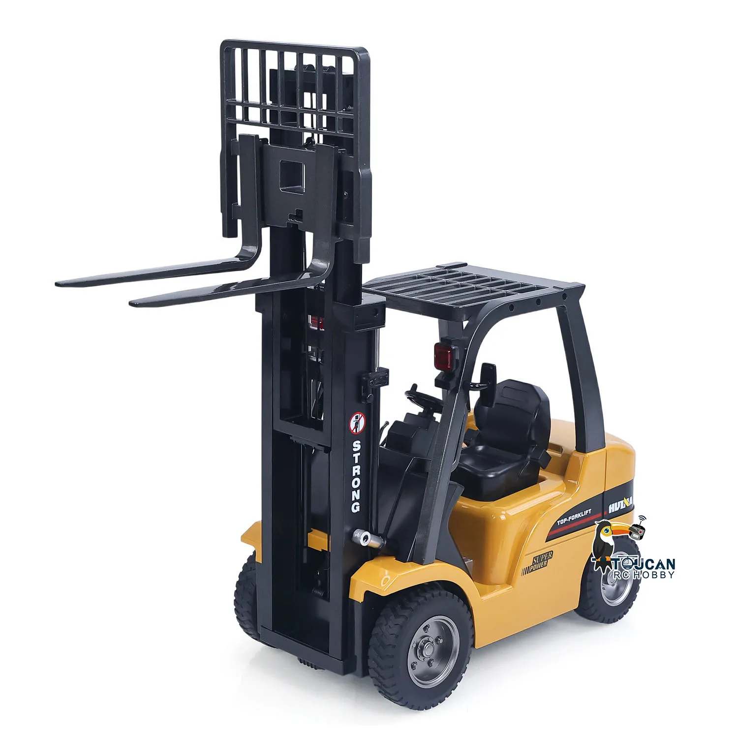 새로운 HUINA 1577 1/14 RC 포크리프트 14CH RTR 전동 리프팅 사운드 라이트 효과 2.4G 무선 조종 자동차 장난감 모델 선물