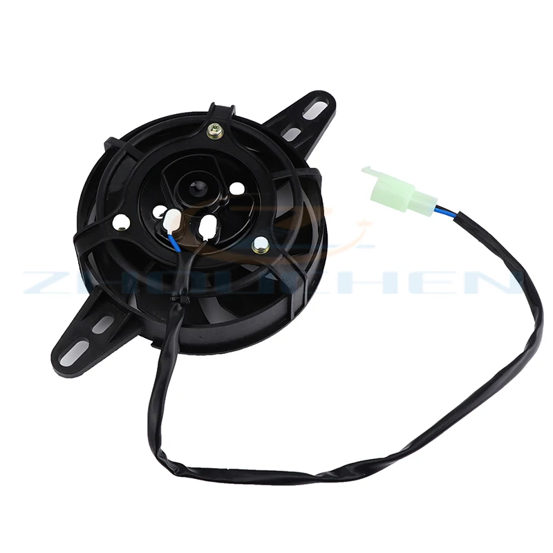 Motorcycle Cooling Fan 200cc 250cc 300cc Motorcycle Cooling Fan 120mm Dirt Pit Bike Motorcycle ATV Quad Oil Cooler Water Radiator Electric 12V