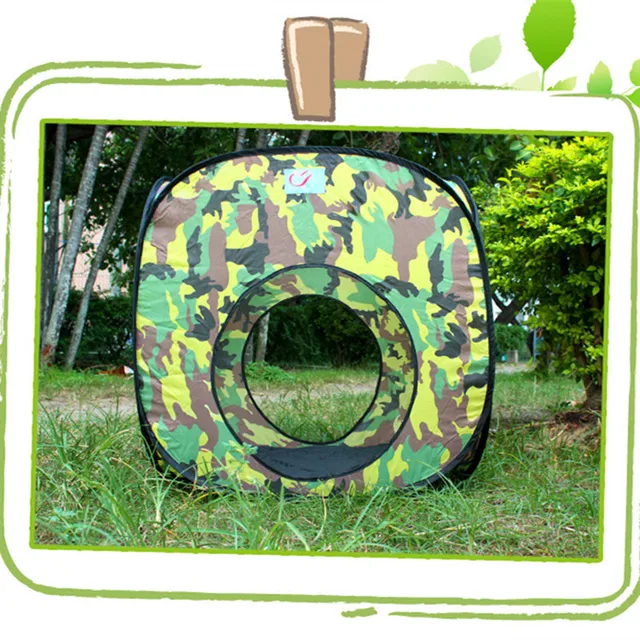 3 in 1 Camouflage Shuttle Toy Tent Tunnel Waterproof Baby Playhouse Kids Tent Tunnel Toys for Children Three-piece Ball Pool 3