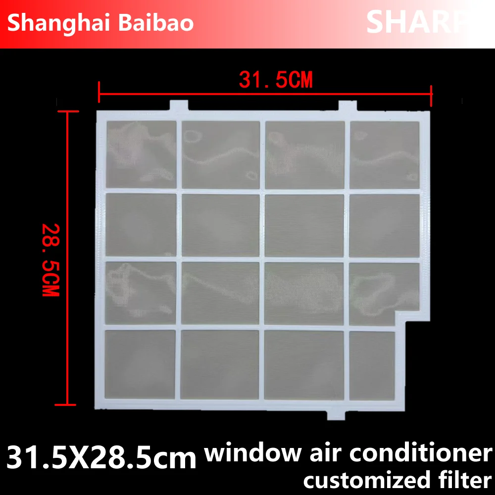 Customized Air Conditioner Filter For SHARP New Window-mounted Type Air ...