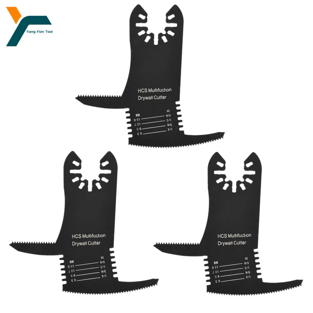 3pcs 4 In 1 Oscillating Multi Tool Blades Quick Change Saw Blades