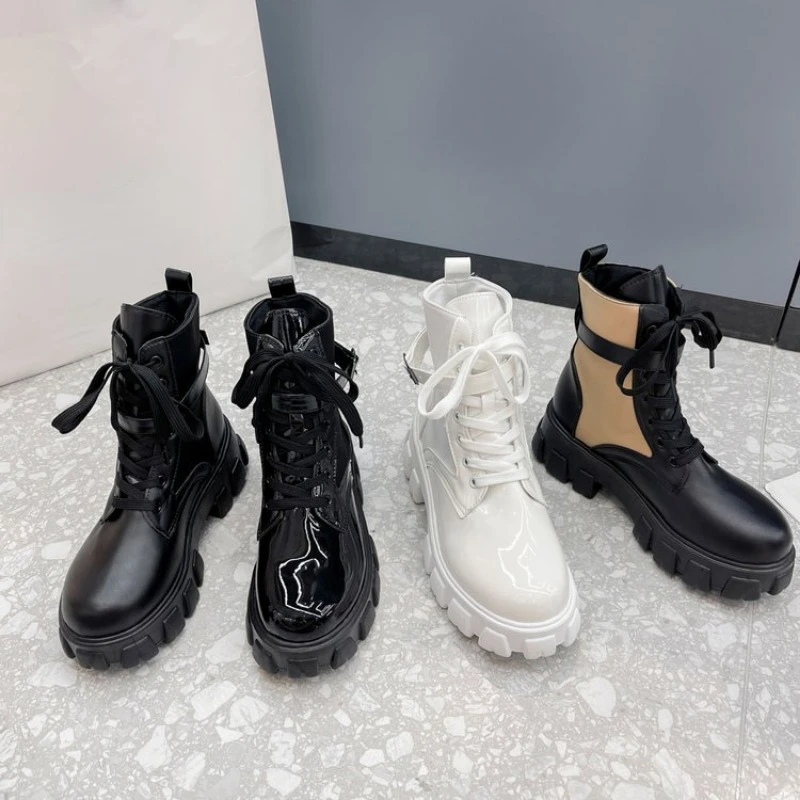 

Spring Autumn Boots Shoes Women Ankle Boots Goth Shoes Platform Boots Snow Booties Woman Large Size Botas Ladies Fashion Shoes