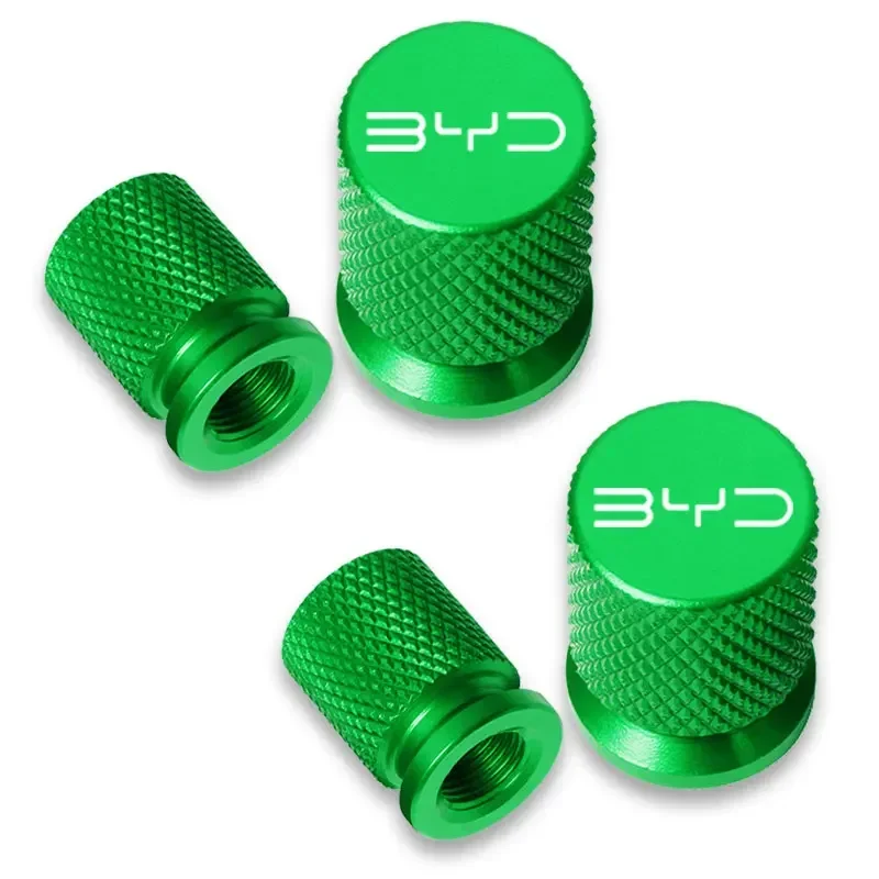 Auto Rad Reifen Luft Ventil Kappen Vorbau Abdeckung Mit Marke Für BYD ATTO 3 Song Plus Tang Han TAN Dichtung delphin Mini Möwe Shark King – Detail 8