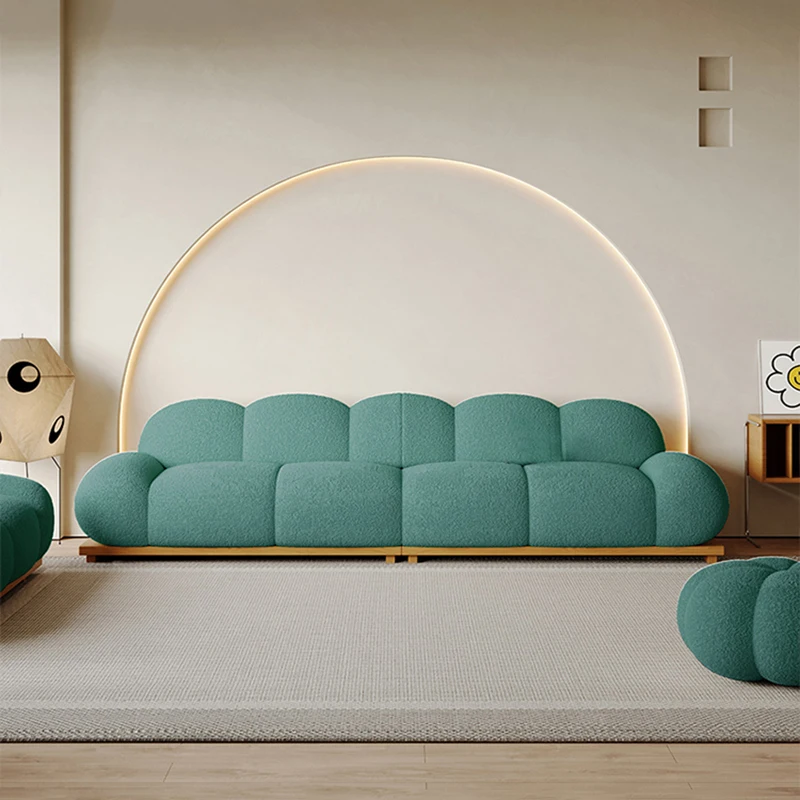 Sbuffi Reclinabile Divano Letto Soggiorno Europeo Modulare Pigro Divano Nuvola Bambini Moderno Divano Gonfiabile Set Di Mobili Da Giardino