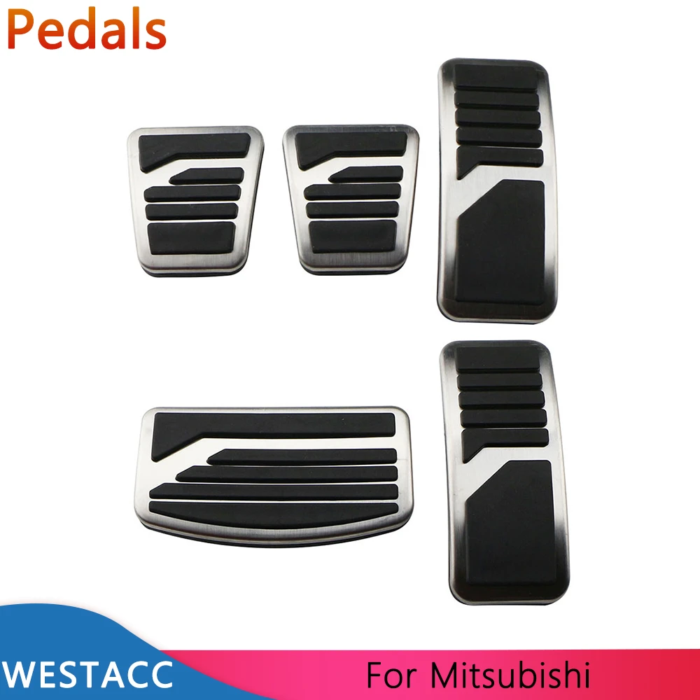 Car Pedals Accelerator Gas Brake Clutch Pedal Cover for Mitsubishi ASX