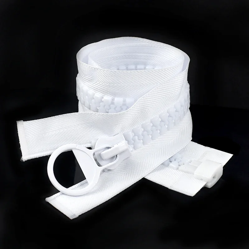 10 Cerniere In Resina 5#, 40 Cm, 50 Cm, 60 Cm, 80 Cm, Con Estremità - Foto 8