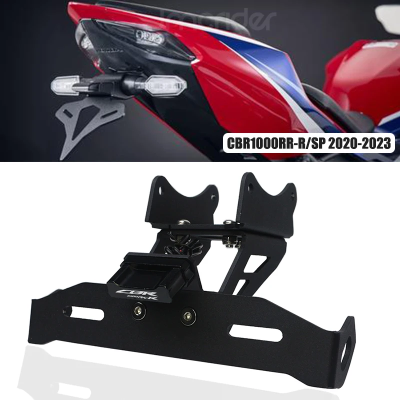Motorcycle License Plate Bracket Holder Fender Eliminator Tail Number LED for HONDA CBR 1000 RR-R CBR1000RR-R SP-license plate holder motorcycle license plate holder