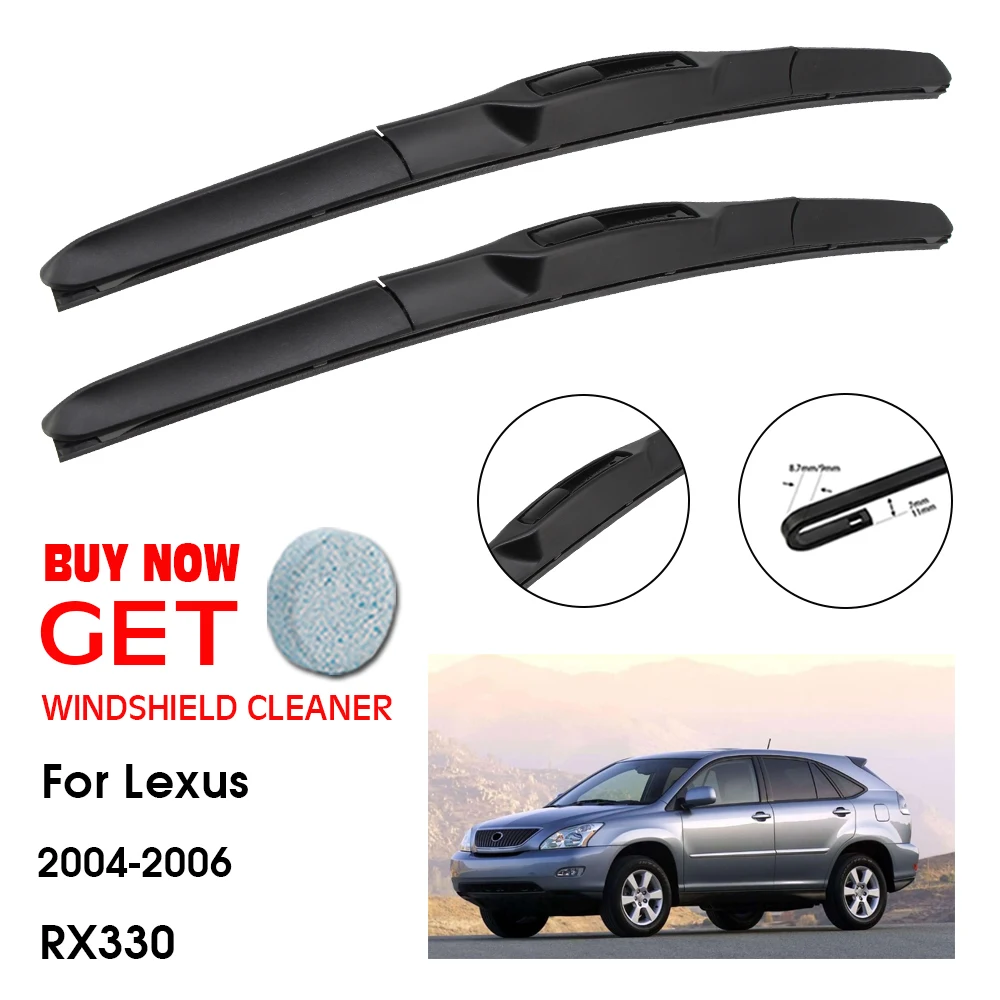 

Car Wiper For Lexus RX330 26"+22" 2004-2006 Front Window Washer Windscreen Windshield Wipers Blades Accessories