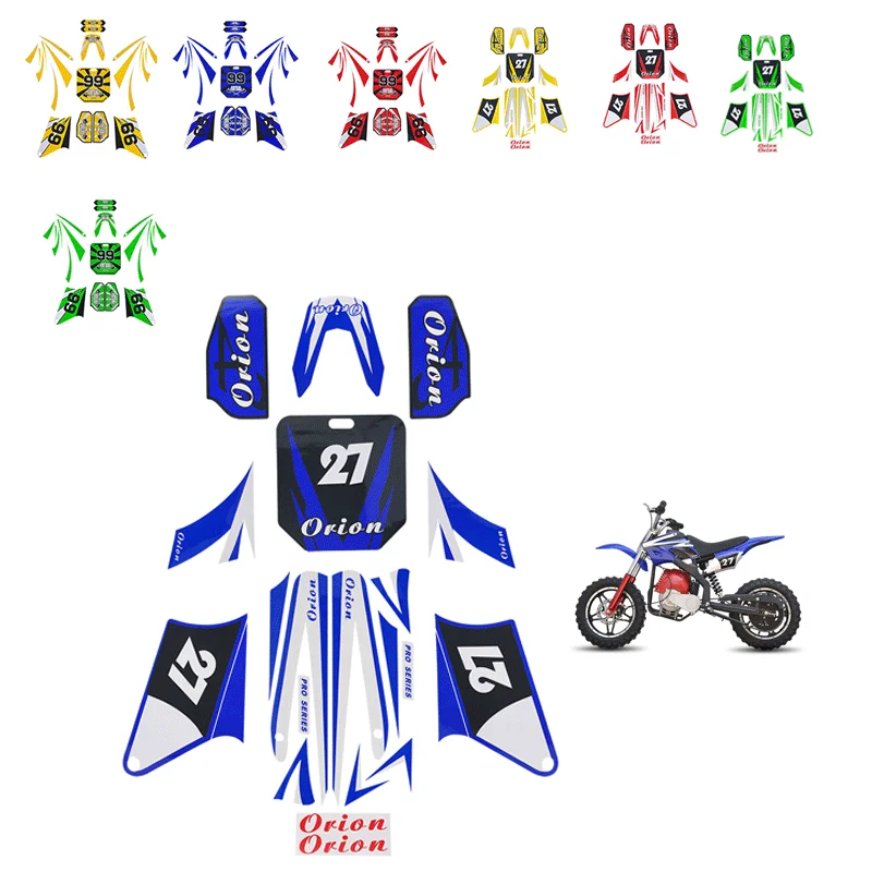 Racing Motorcycle Decals Sticker Accessories Fairing Graphics Stickers For APOLLO Pit Dirt Bike Parts