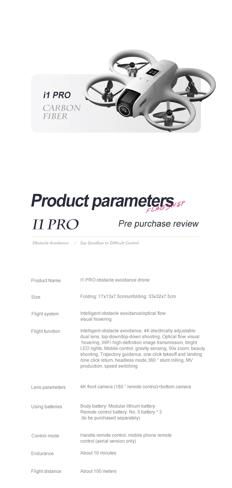 i1PRO Mini Drone Image 18