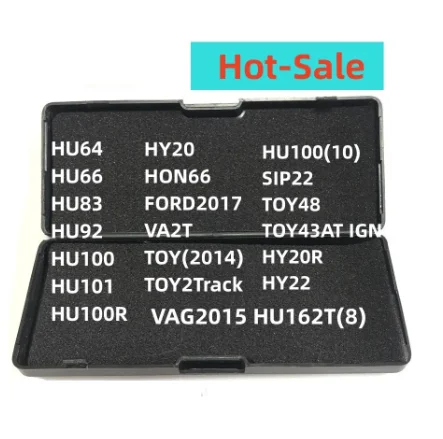 Multi Purpose Tool Lishi 2 in 1 NSN11 HU87 MAZ24 NSN14 TOY43AT FO38 MIT8 HU64 HU66 HU100 HU100(10) HU101 HU100R VAG2015 HU162T(8) TOY48 SIP22 HY22