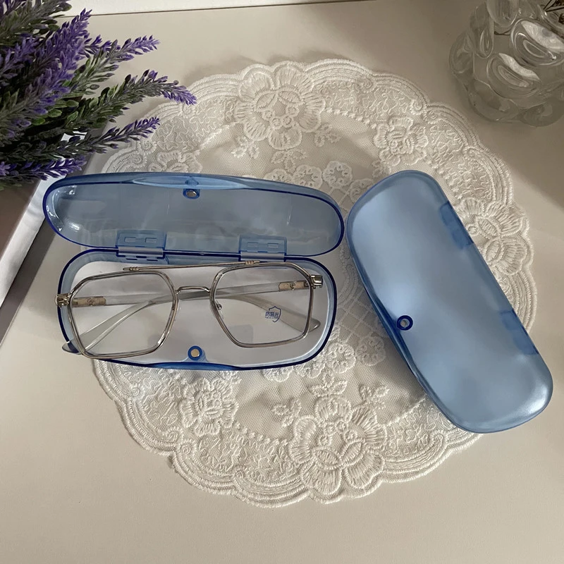 Transparent Portable Glasses Cases Waterproof Plastic Sunglasses Glasses Box  Hard reading Glasses Case Shell Case Protector Box - AliExpress