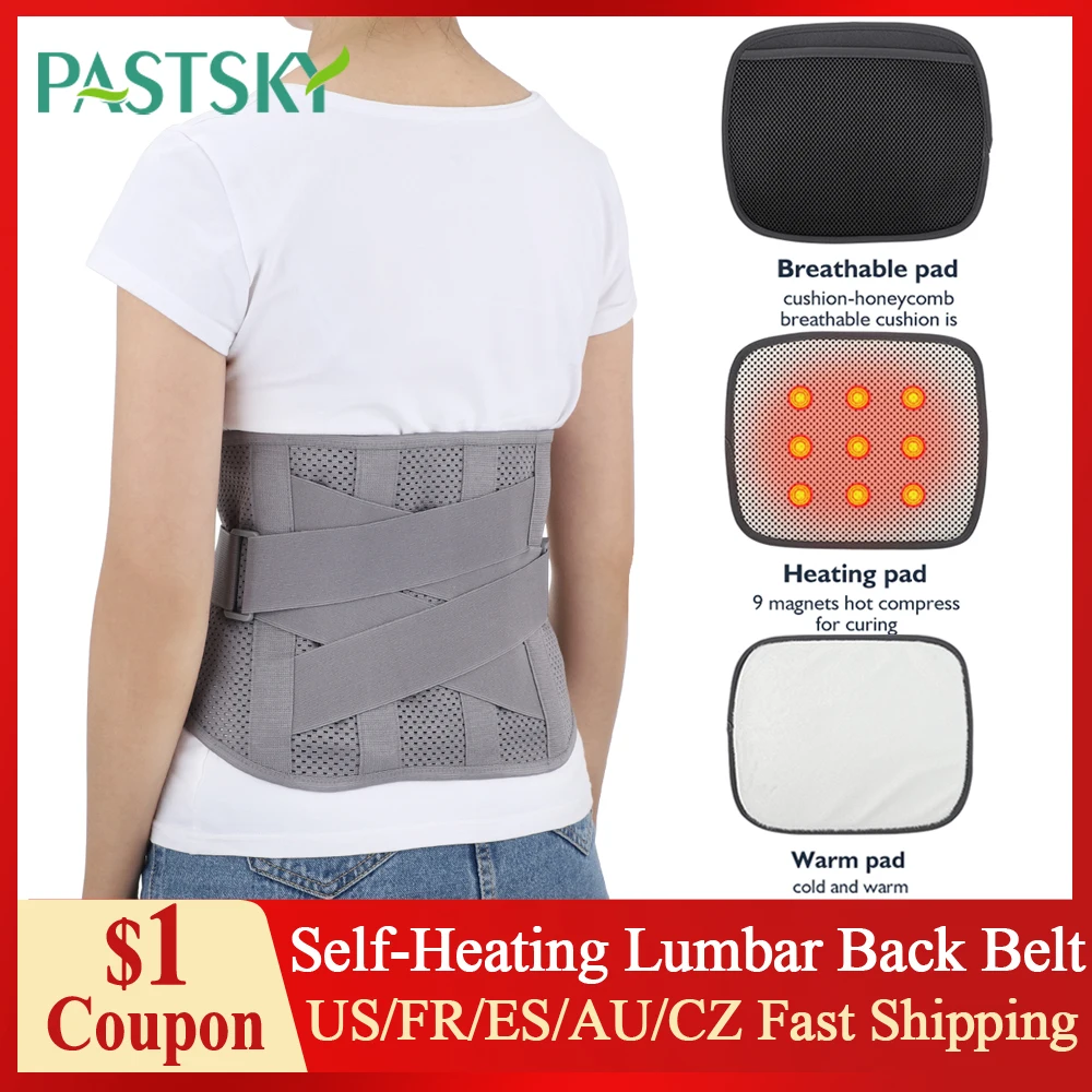 Self Heating Lumbar Back Belt Waist Support Brace Disc