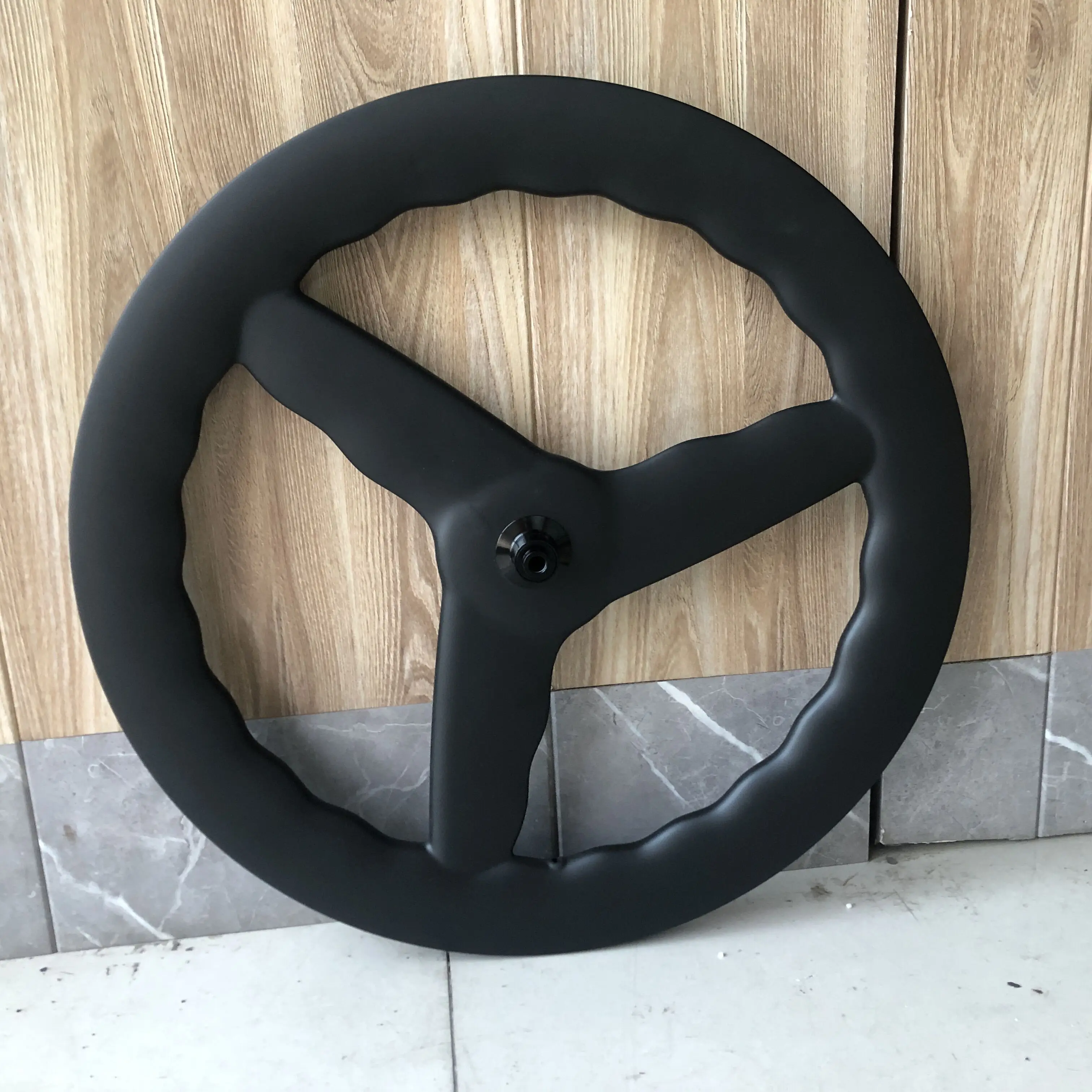 Фото Комплект колес для велосипеда wave carbon tri 3 Спицы, переднее колесо, заднее колесо, фиксированная шестерня, треугольная форма, дисковый тормоз, фотовес №5