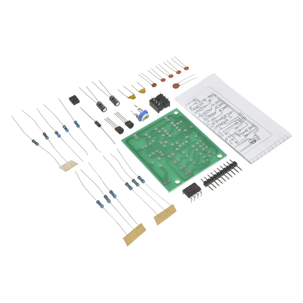 Signal Generator Kit Signal Generator Waves Resonance Generator DC 6-12V NE555 Pulse Generator Module Sine/Triangle/Square Wave generator multi-channel Waveform Signal Generator DIY Kit signal generator kit signal generator waves resonance generator