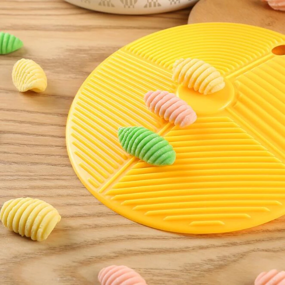 Multi Purpose Yellow Cooking Tool Pasta Pastry Board for HouseholdKitchen Supplies Mould Macaroni Boards
