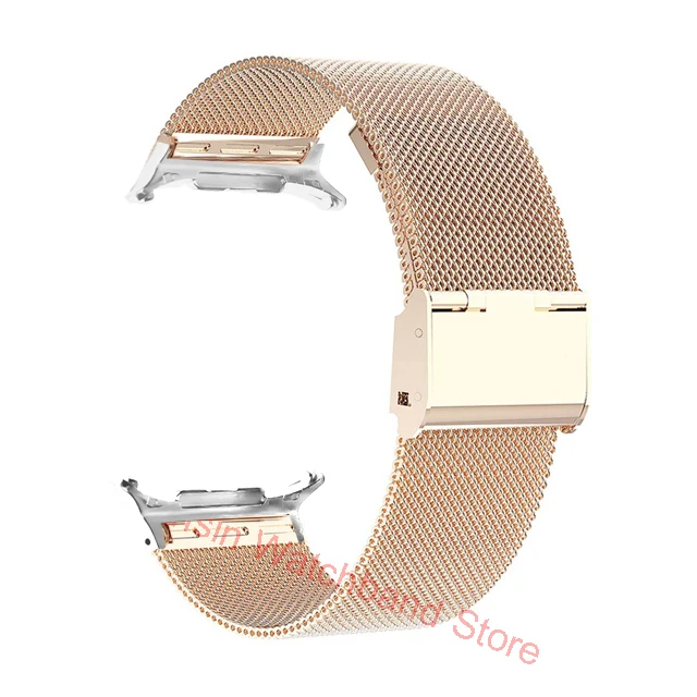 Premium Stainless Steel Watch Strap - Elegant No Gap Metal Band Bracelet