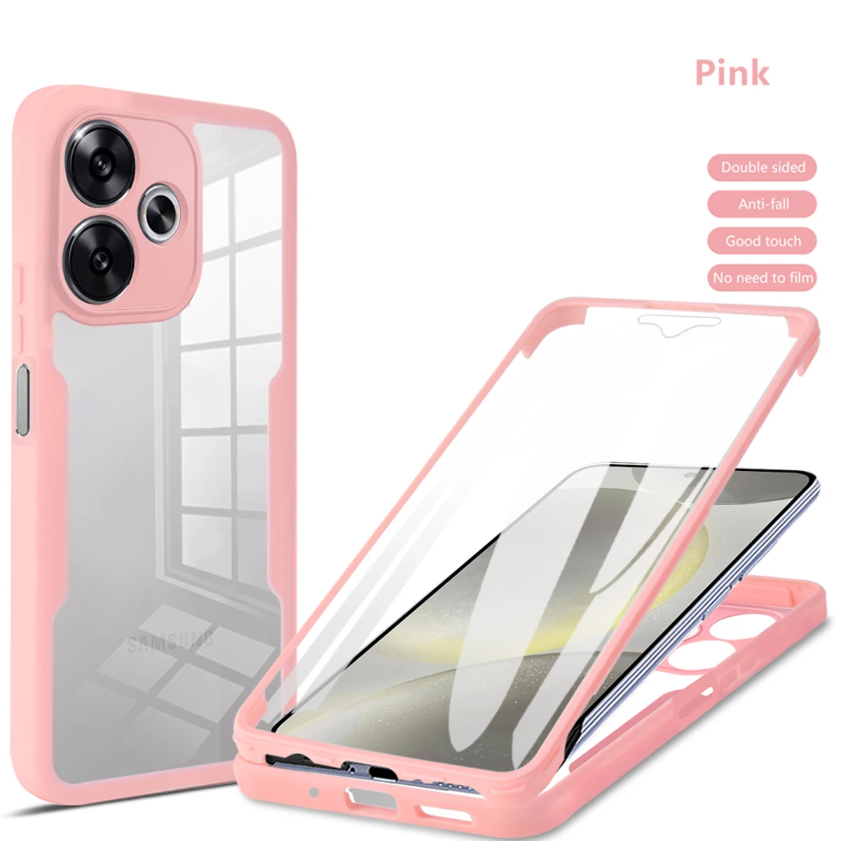 Enhanced Full Body Protective Phone Case with 360-Degree Coverage