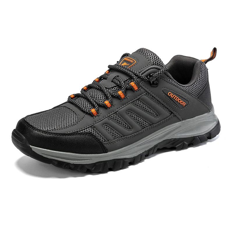 

Men's Outdoor Hiking Shoes Mesh Wear-resistant Sneakers Men Sports Camping Trekking Hunting Mens Tactical Sneakers Work Shoes