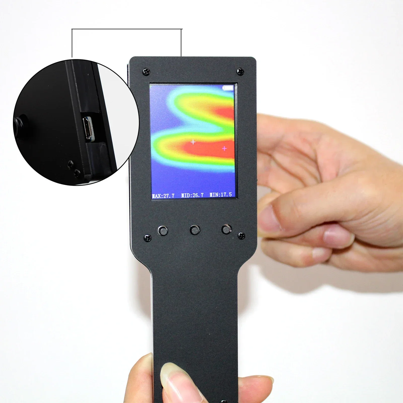 

2.4 Inch Digital Color Display Infrared Thermal Imager Handheld Easy To Operate Thermal Imaging Camera Thermometer
