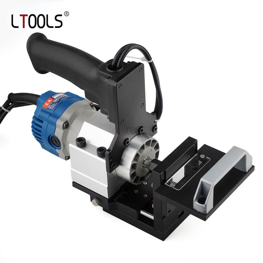 Trimming Machine 2 In 1 Slotting Bracket Invisible Fasteners Wardrobe Board Hole Punch Locator Linear Track for Wood Side Hole