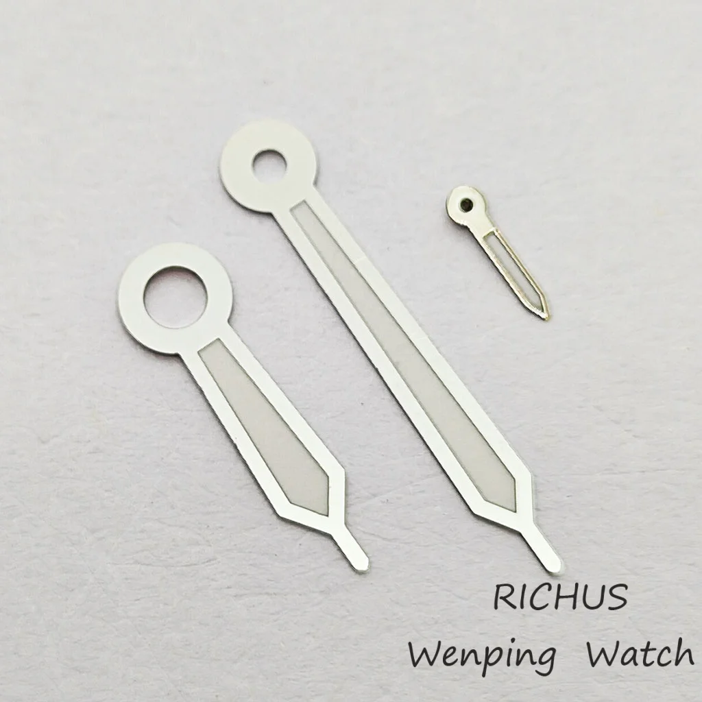 Silver/Blue/Gold/RoseGold/Gun Color Watch Hands with Green Luminous Finish