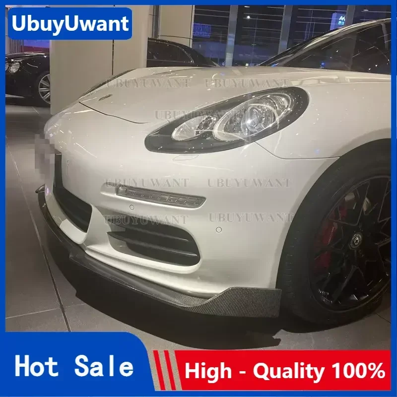 

Передняя губа для Porsche Panamera 970 971 Turbo 09-13, комплект спойлера, утка, Защитная крышка для губ, карбоновый передний бампер, разветвитель для губ