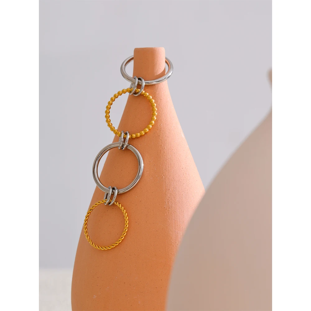 Yhpup Ring Stainless Steel Waterproof