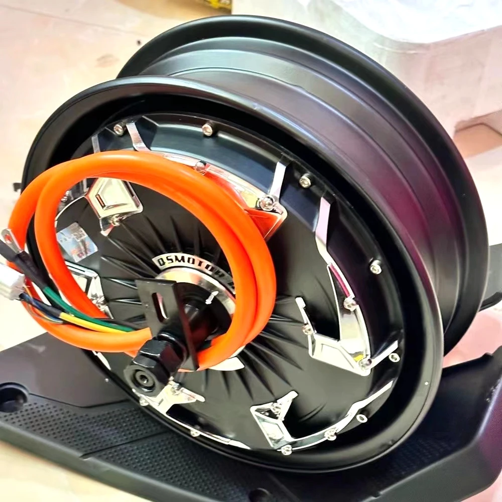 QS 12 Inch 4-generation Brushless Disc Brake Hub Motor 60-96V 1500 2000 3000W High Power Electric Scooter Rear Wheel Hub Motor