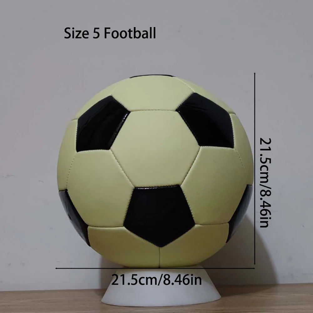 Glowing Size 5 Durable Soccer Ball for Indoor and Outdoor Training and Competition