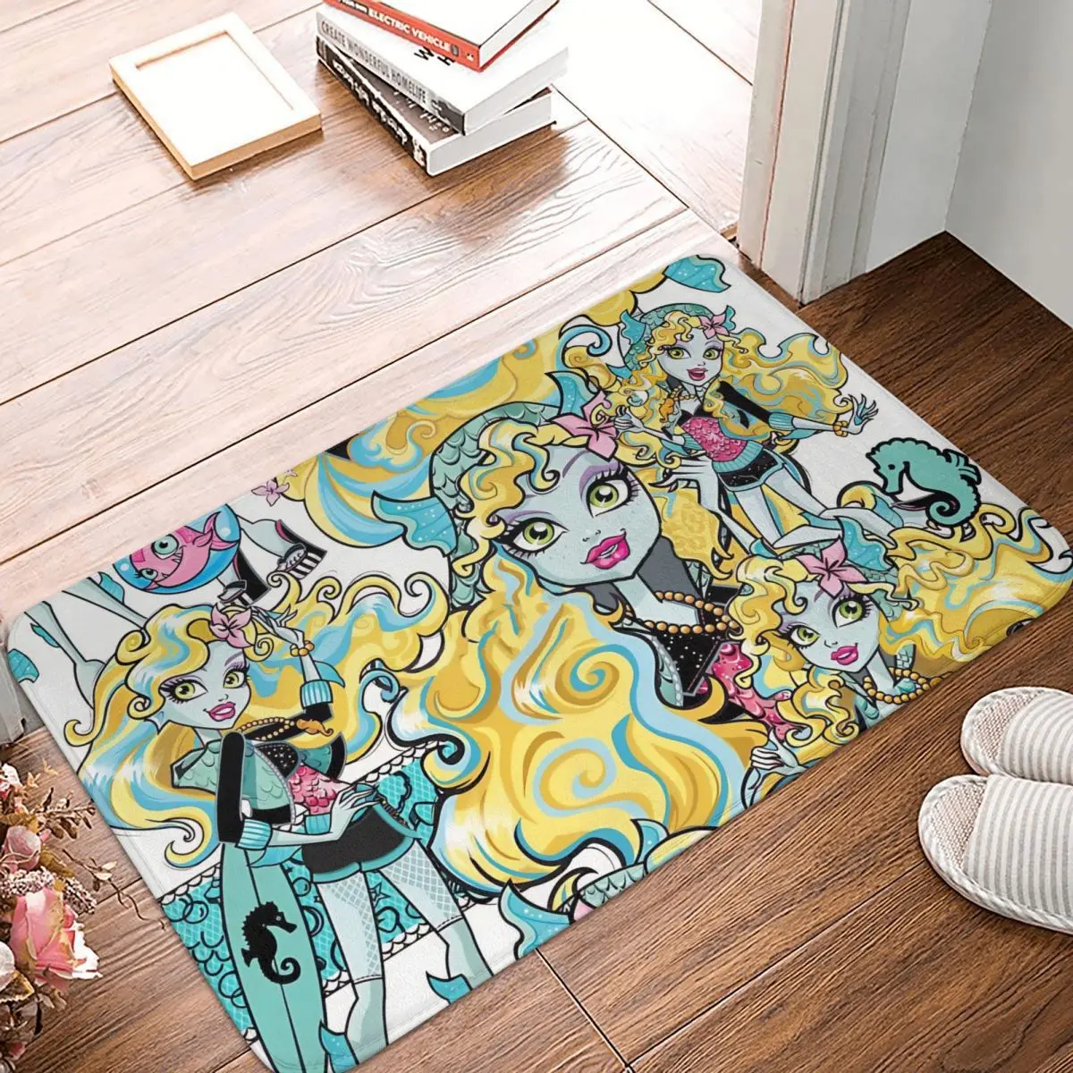 Lagoona Blue Cute Monster High Doll Tappeto Antiscivolo Zerbino Soggiorno Mat Corridoio Tappeto Decorativo Per La Casa