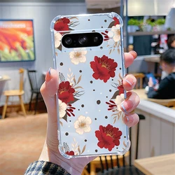 Spring Flowers Transparent Phone Case - Elegant Floral Design Cover - PIEXL 7 (SJFS - 173)