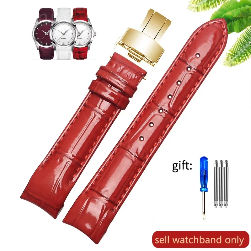 Elegant Genuine Leather Watch Strap - Waterproof & Sweatproof 18mm Women's Band Accessories