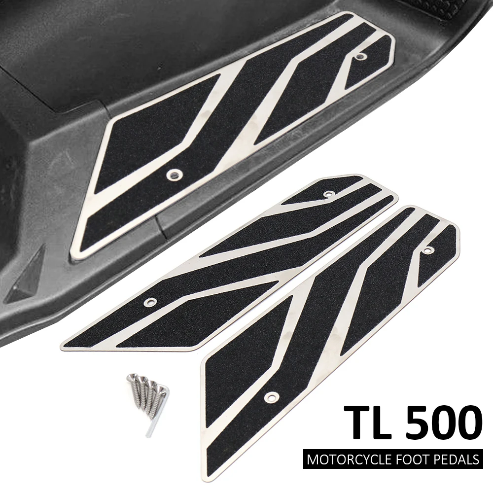 

For SYM MAXSYM TL 500 TL500 Motorcycle Accessories CNC Aluminum Footrest Foot Pads Pedal Plate Pedals Floorboards