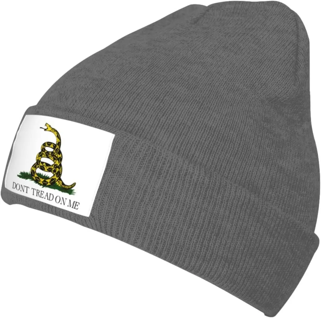 

Don't Tread On Me Unisex Adult Knit Knit Hat Cap for Men Women Warm Snug Hat Cap