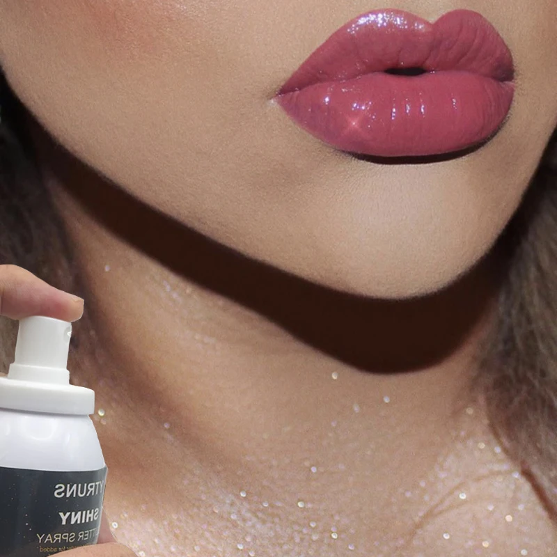 

Pearl Spray Liquid Highlighter Face Contour Lasting Brighten Illuminator Body Shimmer White Liquid Highlight Makeup Cosmetics