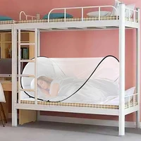 New Outdoor Travel Mosquito Net,Foldable Lightweight Small Mosquito Nets,Single Bed Camping Mosquitoes Tent for University Dorm 3