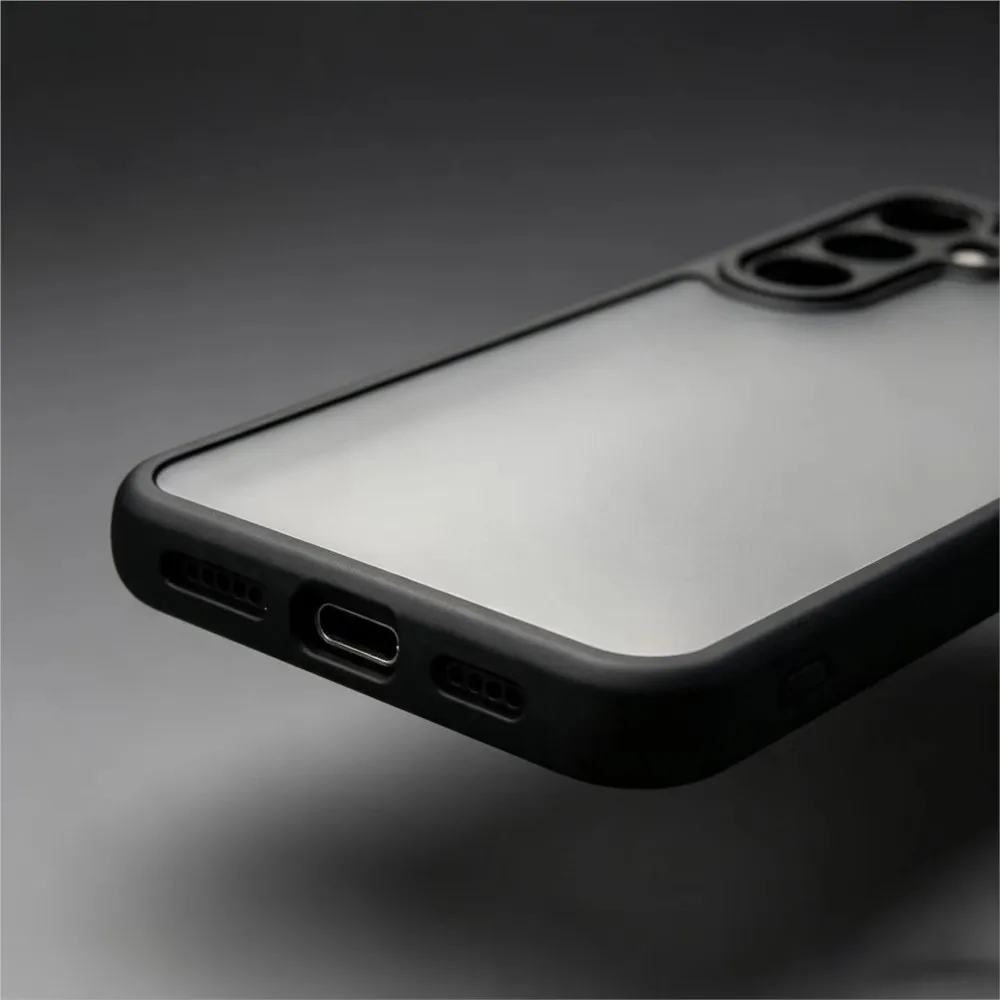 Luxury Armor Shockproof Matte Bumper Phone Case