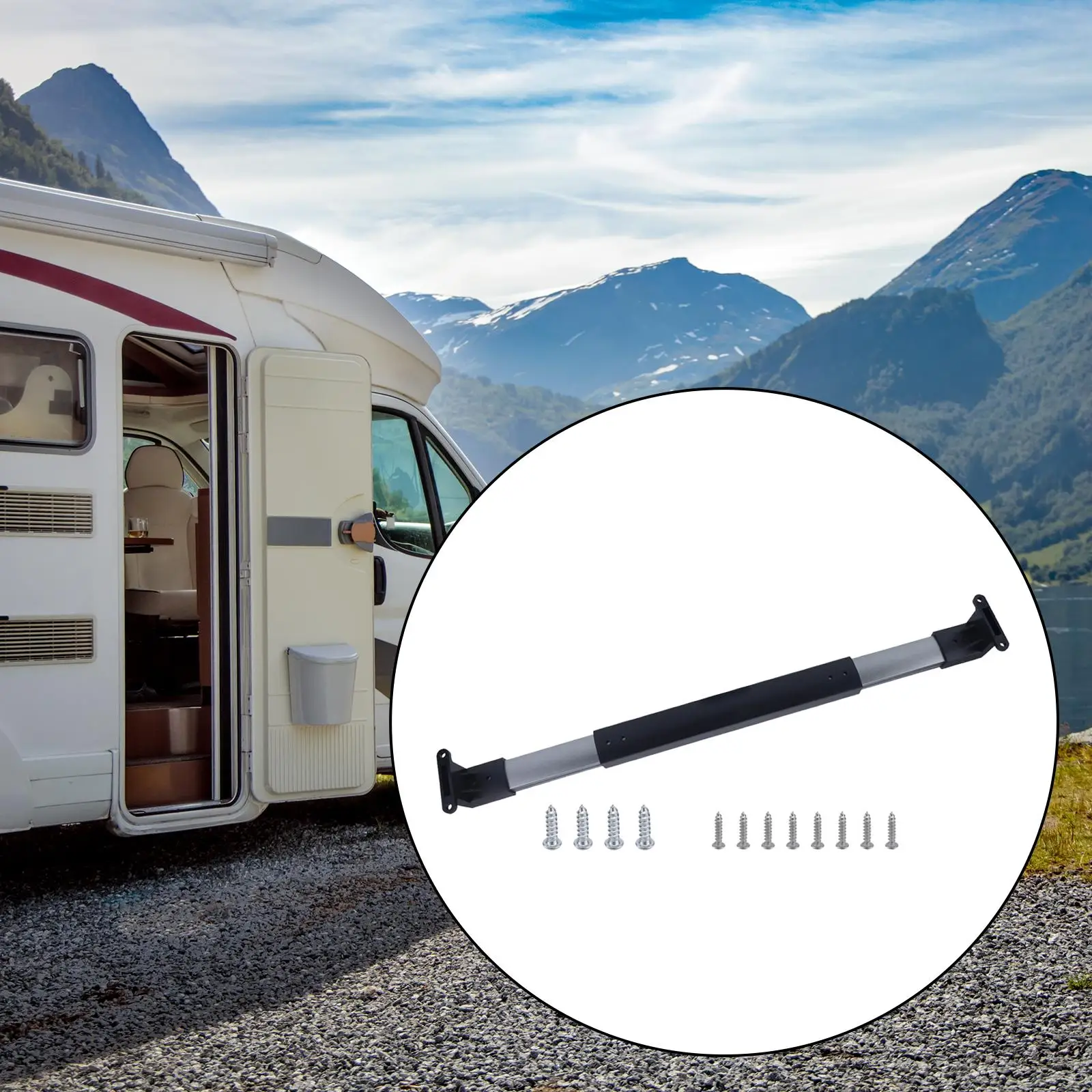 Screen Door Cross Bar Handle Universal for Trailers Motorhomes Campers