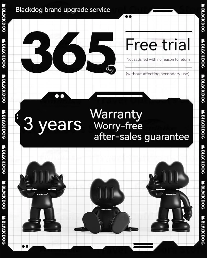 Description Picture 2 of itemNaturehike BLACKDOG Camping PP Toilet Stool Storage Box Trash Can Bin Degradable Travel Emergency Folding Portable Mobile Toilet