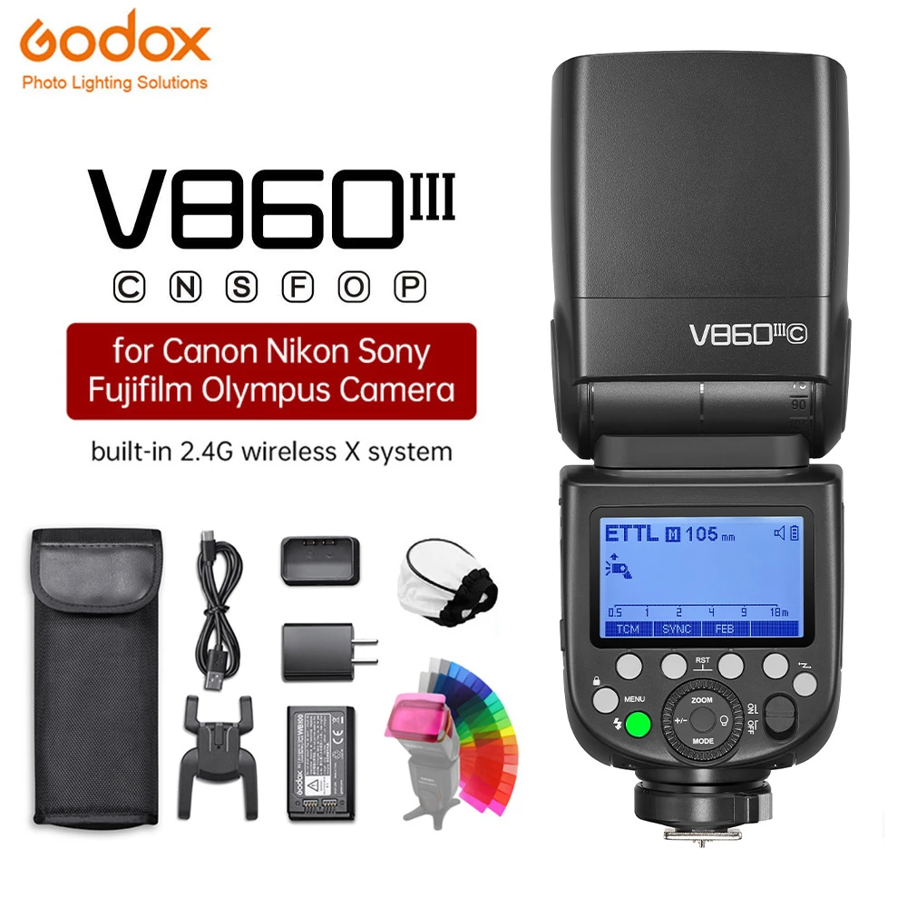 Godox V860ii Camera Flash Speedlite Flash Godox V860ii Ttl Nikon