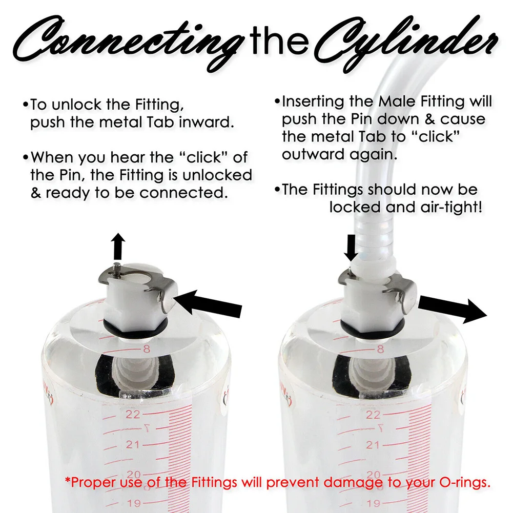 Sex Toys Acrylic Penis Pump Accessories Vacuum Penis Enlargement Device Masturbation Vacuum Pump Flange Pump Penis Cylinder