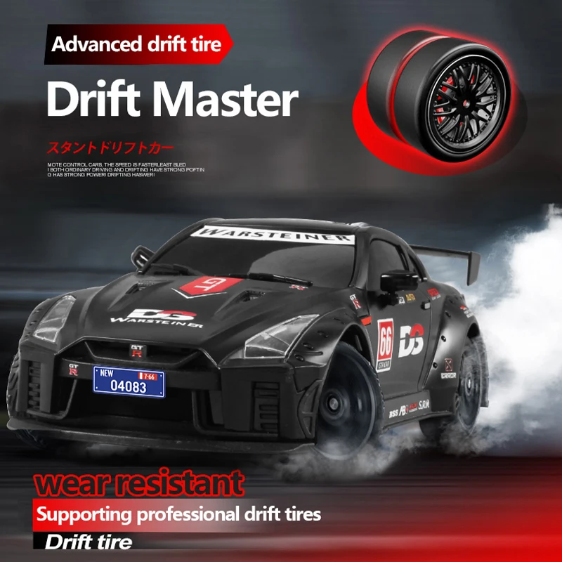 Nylon Metal RC Drift Car with Gyroscope 4WD High Speed