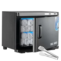 Warmer Cabinet with LED Light - JXSDLIY 23L Large Capacity Towel Cabinet for Bathroom 2-in-1 Professional Hot Towel Wa 1