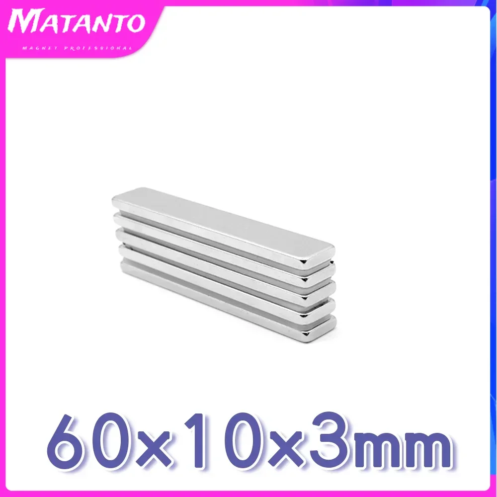 

20 шт., мощные магниты 60x10x3 мм, 60x10x3