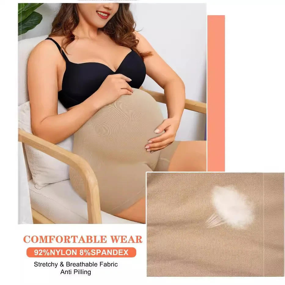 Body Shaping Pregnant Women's Pants High-end Elastic Waist TintingTinting Thigh Slim-fit Shaping Pregnant Women's Pants