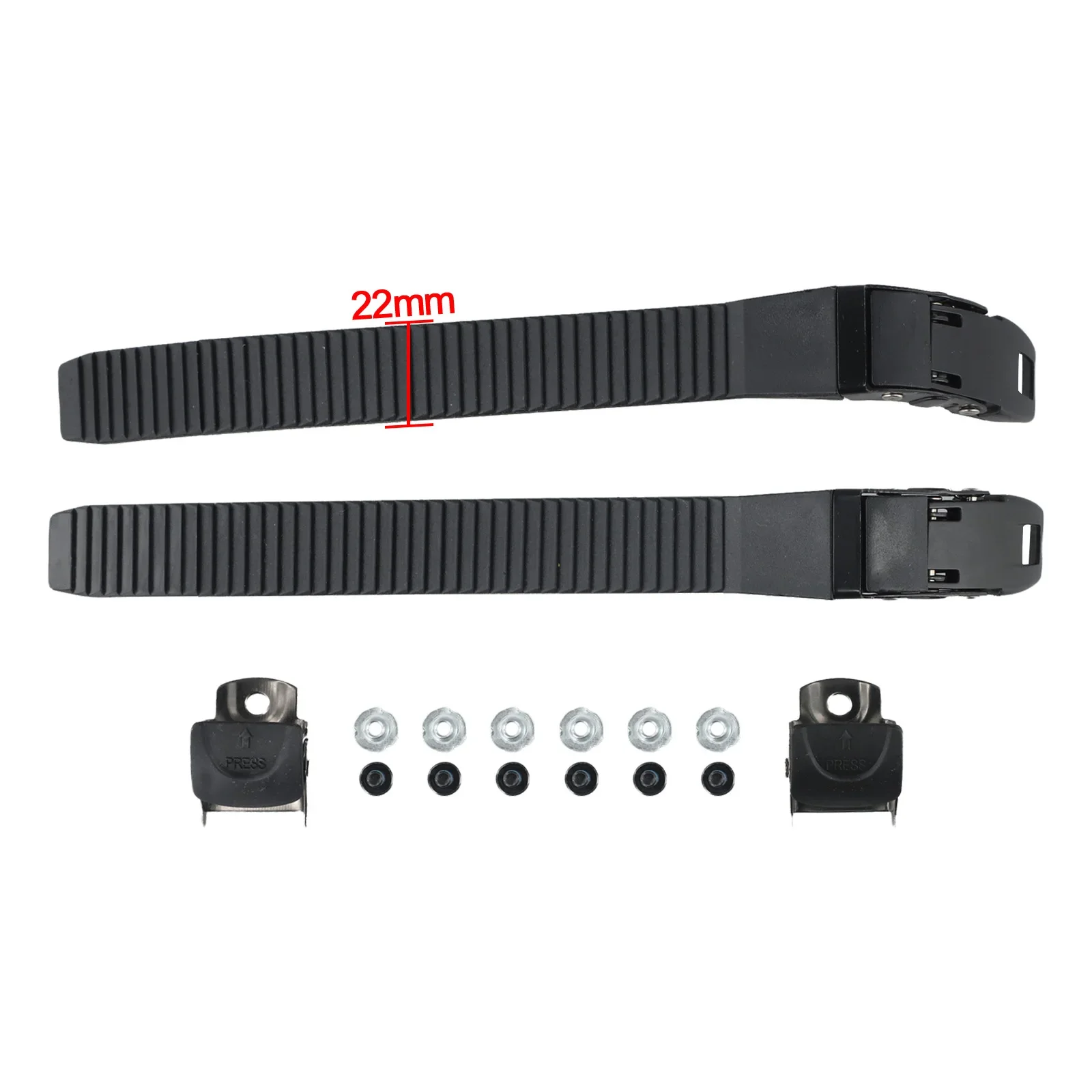 Roller Skating Accessories Roller Skates Strap Buckle Hockey Skateboard Universal 210*22*5mm 30g Easy To Use Fastening Straps Part Plastic