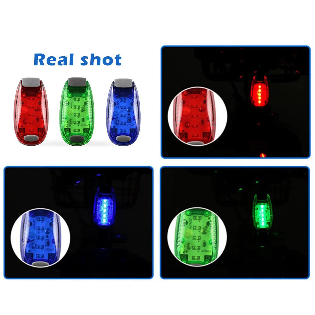 LED Safety Light Battery Operated Warning Light Clip On Portable