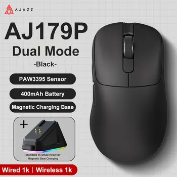 Ajazz AJ179 Apex PAW3950 Wireless Gaming Mouse with RGB Charging Dock, Computer Macro Mouse Gamer,Lightweight Ergonomic PC Mice 14